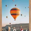 9x16 Picture Frame Rustic Brown for Wall Hanging, Wall Mounting Horizontally or Vertically, 9 x 16 Wall Gallery Poster Photo Frame with Shatter Resistant Plexiglass, Rustic Brown