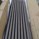 NeatiEase Wood Panels for Wall, 4-Piece 96" x 12.6" Soundproof Wood Slat Wall Panel for Interior Wall Decor Noise Cancelling, Wood Acoustic Wall Panels, Sound Absorbing Panel (Rustic Walnut)