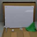 Glass Magnetic Dry Erase Board, 24" x 18" 2'x1.5' Tempered Glass Whiteboard Wall Mounted Small White Board for Home, Office, School