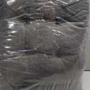 IASEAHK Chair Cushions for Dining Chairs, Dining Chair Cushions, Tufted Indoor Chair Pads with Ties & Non Slip Backing, Seat Cushions for Kitchen Chairs 16.5 x 16.5 x 3.5, Set of 4, Grey