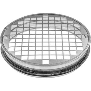 Repa Market 6 Inch Galvanized Steel Duct End Cap with Mesh Screen and Rubber Gasket Round Vent Plug Male Fit/HVAC Exhaust & Intake Pipe Cover/Air Vent Cap for Indoor & Outdoor Dryer Duct Systems