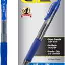 Pilot G2 Premium Gel Roller Pens, Fine Point 0.7 mm, Blue Ink Pens Fine Point, Pack of 12 - Ideal for School, Journaling, and Office Writing