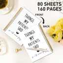 TWRVI Nurse Doctor Spiral Notebook, Doctor Nurse Appreciation Gifts College Ruled Notebook Journal for School Office Supplies, Medical Nursing Journaling Notebooks 5.5"x8.3" 164 Pages