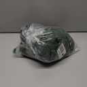 Linen Textured 100% Blackout Curtains for Nursery - 2 Panels Thermal Insulated Entryway Cottage Decor Curtains - Kitchen Waterproof Farmhouse Grommet Top Curtains(W 52 x L 82 Inch Long,Olive Green)