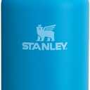 Stanley All Day Slim Bottle 34 oz | Twist On Lid with Leakproof Seal | Slim Design for Travel & Gym | Insulated Stainless Steel | BPA-Free | Azure