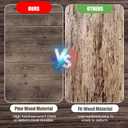 Wood Garden Edging Wood Landscape Edging Garden Fence Border Flexible Decorative Border Tree Fence for Yard Flower Bed Lawns Pathway - 9'' H x 3.96 Ft L (1 Pack)