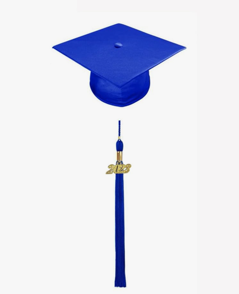 10 Pcs Adult Graduation Cap with Tassel Felt Grad Hat for Men Women Bachelor Master College Costume Accessory