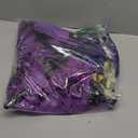 Jeowoqao Witch Costume for Girls Halloween Costumes,Light up Halloween Dress up Witch Cape Skirt Broom for Girl 3 4 5 6 (Purple)