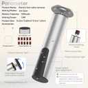 Electric Foot Callus Remover (6 Speed Adjustable), 2 in 1 Electric Foot File Nail Grinder, Rechargeable Foot Sander Pedicure Tools for Feet Dead Skin with Sandpaper Disk and Nail Drill Bits, Silver