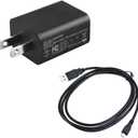 5V AC Adapter + USB Charging Cable Cord Compatible with Bauer 20181F-B 20181FB 4V 1500mAh Lithium Li-ion Battery Cordless Staple Gun Stapler 57241 Model WJ-Y05051000LU Power Supply Charger