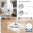 Steam Cleaner, 6 in1 Rotated Steam Mop Cleaner with 2 Modes, 2 Microfiber Pads, 400ML Removable Tank, 23FT Power Cable, Detachable Steam Mops for Floor, Laminate Floor, Tiles Cleaning (Azure)