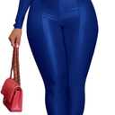 acelyn 2 Piece Outfits for Women Sexy Off Shoulder Tops Bodycon Flared Pant Sets Club Outfits Tracksuit (Blue, XL)
