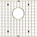 Starstar Sinks Protector Matte Gold 304 Stainless Steel Kitchen Bottom Protector Grid, Rack For The Sink 26" x 14.375"