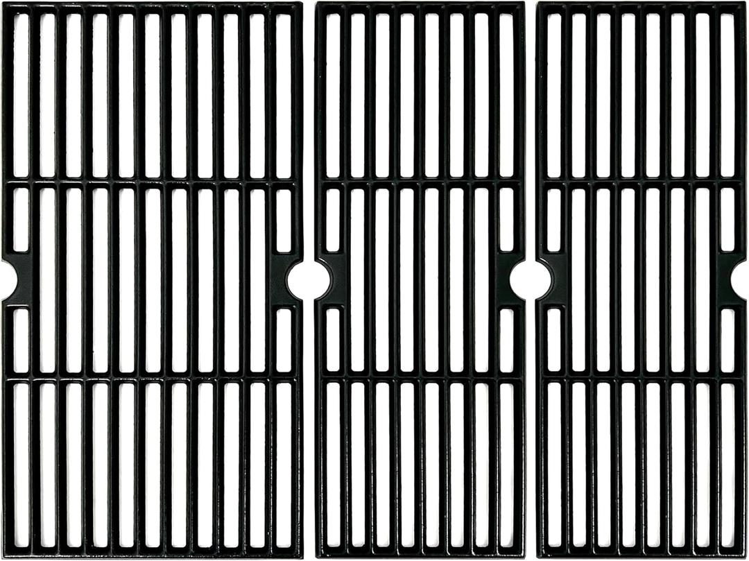 Direct Store DC150 18 Inch Cast Iron Cooking Grates for Charbroil Performance 4 Burner 463376519, Replacment for Char-Broil Grill 463376319, 463375619, G470-0003-W1, G470-0002-W1,G321-0005-W1