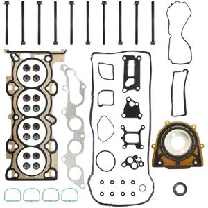 MLS Head Gasket Set W/Head Bolt Fit for Mazda 3 6 5 Ford Focus DURATEC 2.0L 2.3L L4 DOHC 2003-2011 HS26250PT-4 CS26250