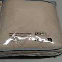 U-NICE HOME Reversible Sofa Cover Couch Cover for Dogs with Elastic Straps Water Resistant Furniture Protector for Pets Couch Cover for 3 Cushion Couch (Sofa, Beige/Beige)