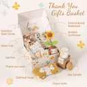 EXTALOW Thank You Gifts for Women,10PCS Teacher Appreciation Gifts,Birthday Gift Basket,Employee Appreciation Gift for Coworkers Women Teachers Friends Mom Her Boss Nurse Secretary with Thanks Cards