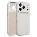 UCASONG for iPhone 17 Pro Case Silicone,with [Full Camera Protection][Soft Anti-Scratch Microfiber Lining],Liquid Silicone Ultra Slim Shockproof Phone Case for Men Women Girls-Stone