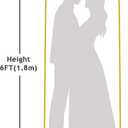 Putros Metal Arch Stand 6FT Gold Wedding Balloon Arched Backdrop Stand Square Arch Frame for Birthday Party Bridal Baby Shower Ceremony Decoration