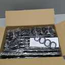 Room Divider Curtain Rod, No Drilling Room Separator for Space Partition Adjustable 4-10ft(H) 28-70inch(W) Heavy Duty Temporary Wall Divider Floor to Ceiling Tension Rod, Black