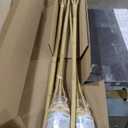 TIKI Bamboo Tiki Torches 4-Pack Weather-Resistant Outdoor Dcor with Easy-Pour Wide-Mouth Canister Refill for Patio, Garden, Backyard, and Parties, 57-Inch Citronella Torches