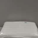 Beckham Hotel Collection Queen Size Firm Memory Foam Pillows (Set of 2) - Solid Block Design for Maximum Neck & Spine Support