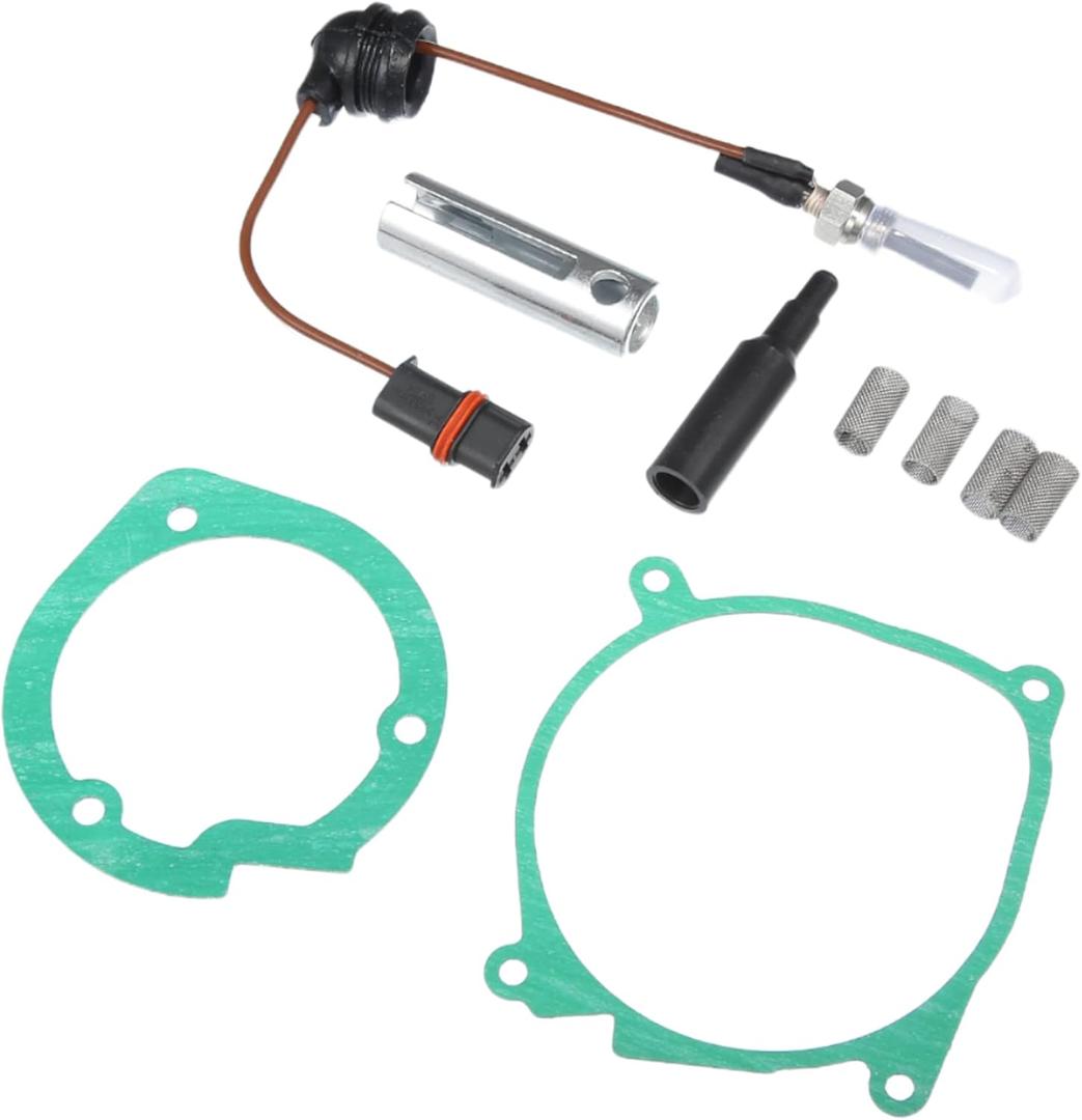 Glow Plug Repair Kit/with Glow Pin Screen/Gasket/Removal Tool / 12V 2KW Air Diesel Parking Heater Service Kit for Eberspaecher Airtronic/Thermal Performance / 9 PCS