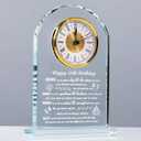 Movdyka 30th Birthday Gifts for Women Men - Crystal Clock Gifts Personalized 1996 30 Year Old Birthday Present for Her Him - Happy 30th Birthday Gifts Ideas for Mom Dad Unique