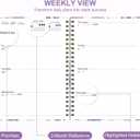 2 x 2026 Planner, Weekly and Monthly Calendar Planner Book, Jan 2026 - Dec 2026, Planning Agenda for Desk Accessories and School Supplies - A5 (6.3'' x 8.5'') (Violet)
