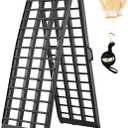 FACHNUO 10FT Motorcycle Ramp for Pickup Trucks, 1500lbs Capacity 1PC, Aluminum Heavy Duty Loading Ramp for Dirt Bike, Trailer, Lawn Mower, ATVs, UTVs, Golf Cart, Tailgate, 120" L x 18" W