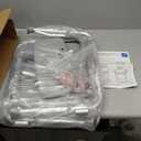 Shower Chair for Inside Shower with Arms and Back, FSA/HSA, Height Adjustable Shower Chair for Elderly and Disabled with Enhanced Non-Slip Feet, 400 lbs Heavy Duty Shower Seat for Seniors