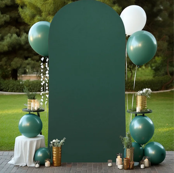 Arch Backdrop Cover Hunter Green (2Pack) 41x80