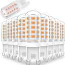 G9 LED Bulb 3W,Dimmable Soft Warm White 2700K, 350LM LED Light Bulb, T4 30W 25W 20W Halogen Replacement G9 Bi Pin Base for Chandelier Lighting,No-Flicker,10-Pack