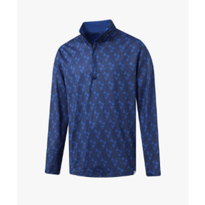 Rouen Quarter Zip Pullover Men Performance Dry Fit Mock Neck Brushed Casual Sports Golf Mens 1/4 Zip Pullover Sweatshirts, Medium