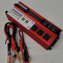 2000 watt Solar Power Inverter, Solar Power Inverter 12V DC to 110V-120V AC Converter with 3 AC Outlets 2 USB Charging Port, LCD Display for Off-Grid Solar Power System, RV, Truck, Home