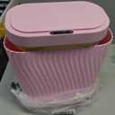 Ogikey Bathroom Small Trash Can with Automatic Touchless Lid, 2.6 Gallon Smart Garbage Can Narrow Waterproof Trash Bin for Bedroom, Office, Living Room