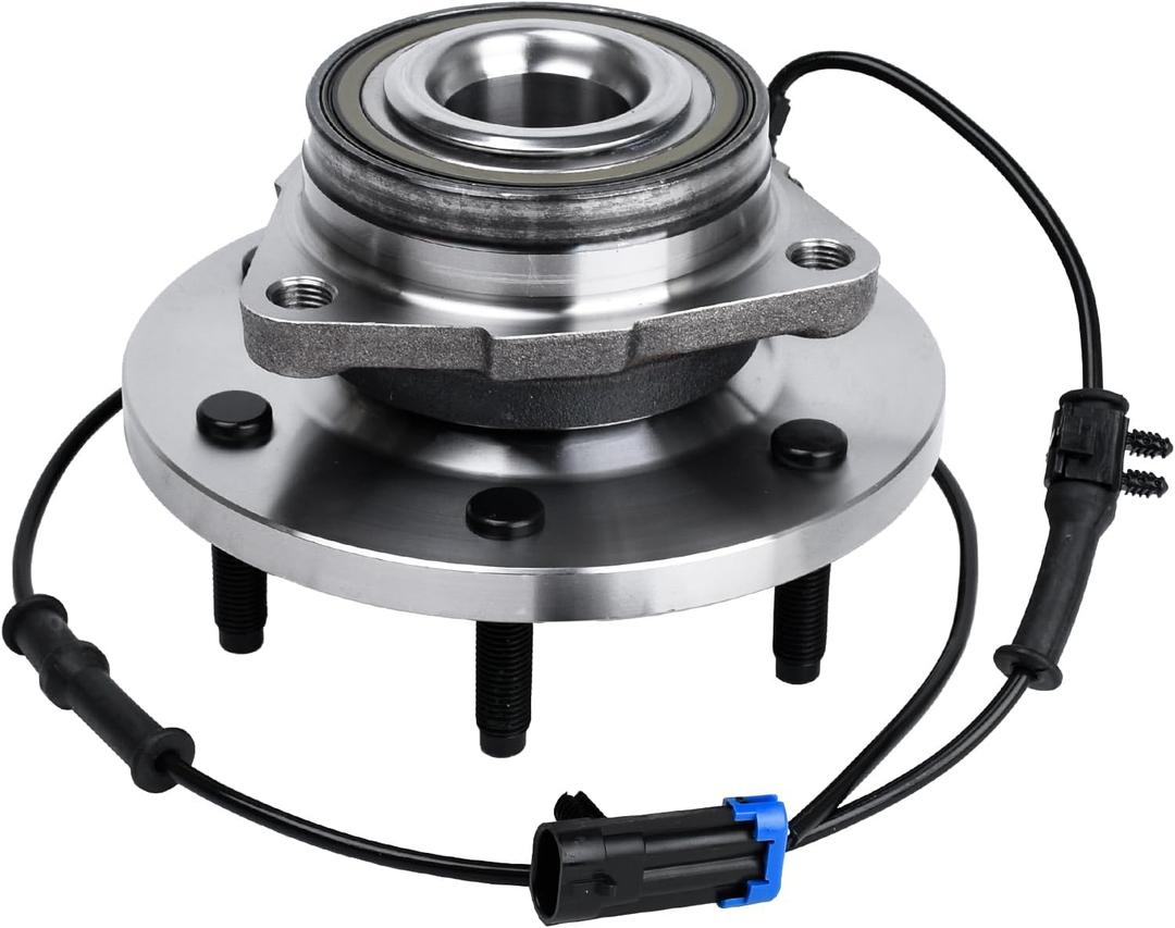 Autoround 515093 Front Wheel Bearing and Hub Assembly Compatible with 2006-2010 Hummer H3, 2009-2010 H3T, 6-Lug w/ABS
