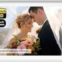 NexFoto 15.6" Touchscreen Digital Picture Frame, 64GB Digital Photo Frame FHD WiFi, Add Pics from Google Photos, Upload Videos via App/USB, Gifts for Wedding/Mom/Grandpartents, Silver