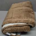 Couch Cover for Dogs Washable, Fuzzy Pet Couch Covers for 3 Cushion Sofa Pet Friendly, Non Slip Sofa Cover (Dark Brown, 27.6" x 59"/70 x 150cm)