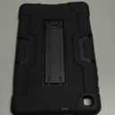 case for Samsung Galaxy Tab A 8.4 2020 Case, Heavy Duty Hard PC Soft Silicone Shockproof Kickstand Rugged High Impact Protective Case for Galaxy Tab A 8.4 Inch 2020 SM-T307, Black