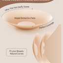 2 Pairs Nipple Covers Waterproof Reusable Pasty Ultra Thin Silicone Adhesive Breast Petals with Travel Box (Small (Fits A-D Cups))