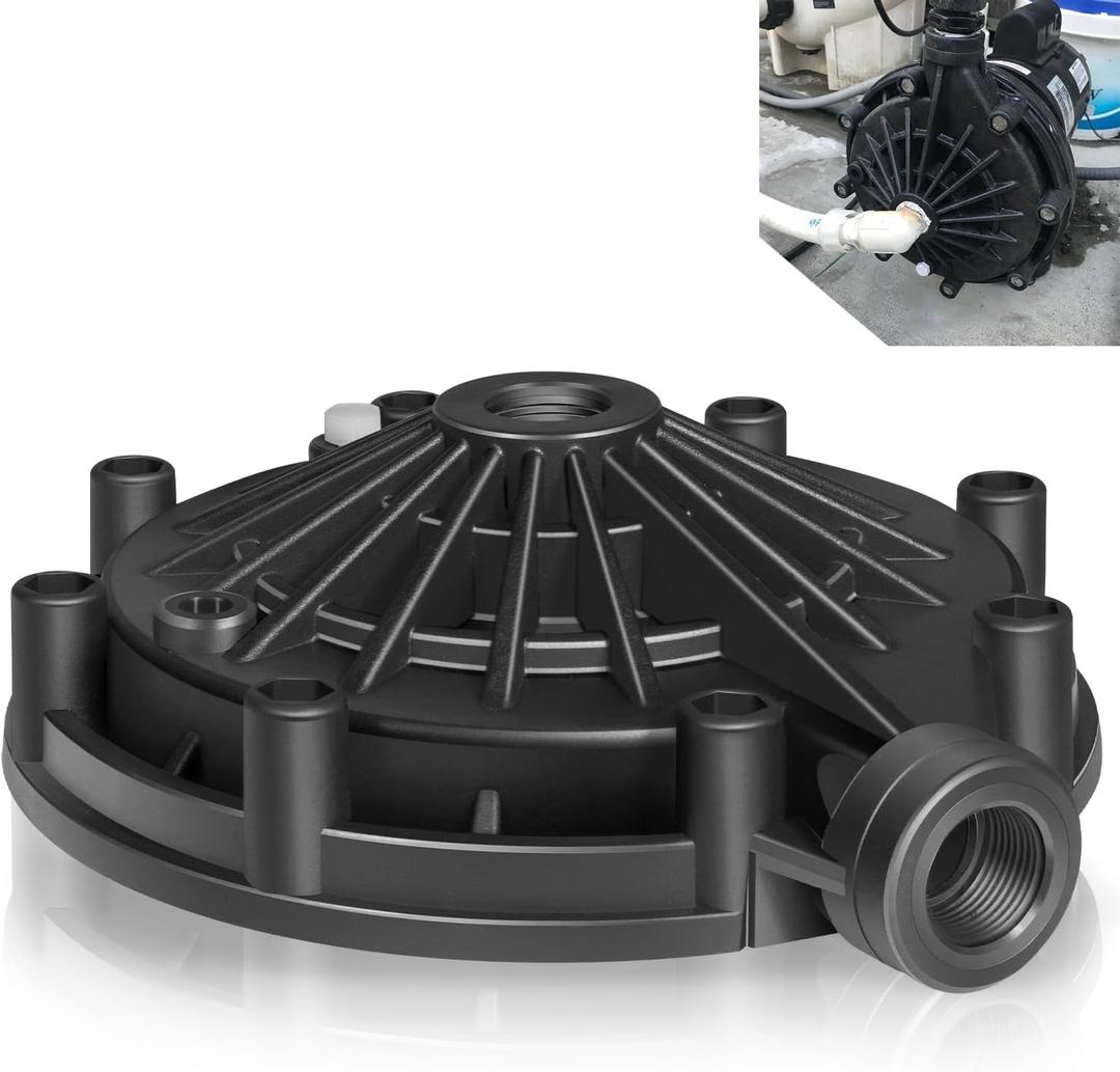 Replacement for LA39534 3/4-Inch Volute with Drain Plug, For Booster Pool and Spa Pump LA01N & EC-LA01N, 3/4-Inch NPT Inlet & Outlet Ports