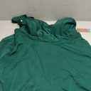 Smismivo Plus Size Swimsuit for Women Tummy Control One Piece Bathing Suit Vintage Retro Slimming Swimdress Modest Full Coverage Padded Push Up Boy Shorts Skirt Dress Swimwear (Dark Green), Size: 3XL