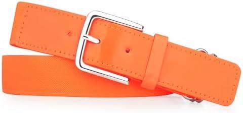 UnFader Elastic Baseball Softball Belt for Youth Boys Girl, Size Adjustable Stretch Belt, Pack of 4