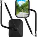 AWELCRAFT Doors Off Mirrors for Jeep Wrangler (2-Pack) Quick Release Side View Mirrors, Easy Installation, Fully Adjustable Compatible with JL, JK, TJ, YJ, CJ Off-Road Exterior Accessories