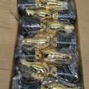 Highergo 24 Pcs Thumbs up Award Trophies 5 Inch Plastic Gold Trophy Cups Bulk for Staff or Adults Party Favors with Inspirational Stickers for Employee Reward Trophy Gifts