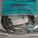 Vabogu Cat 8 Ethernet Cable 15FT, Heavy Duty 26AWG High Speed 40Gbps 2000MHz, Gold Plated RJ45 Shielded, Weatherproof Indoor & Outdoor LAN Cable for Gaming PC PS5 Xbox Modem Router