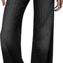 Women's High Waisted Wide Leg Jeans Loose Fit Straight Leg Denim Pants 2025 Trendy M