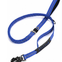 Heavy Duty Dog Leash, 4-6FT Shock Absorbing Dog Leashes with Traffic Handle and Comfortable Padded Handles, Advanced Easy Metal Clip, No Pull Reflective Leash for Medium Large Dogs That Pull (Blue)