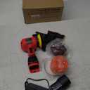 Cordless Sander, 3" Palm Sander with 16.8V 3.0Ah Li-ion Battery, 3500RPM Mini Polisher, 19 Accessories Sanders Tool for Sanding/Polishing/Waxing/Cleaning (Red-black)